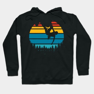 Vintage Rock Climbing Mountain Climbing Rocks Hoodie